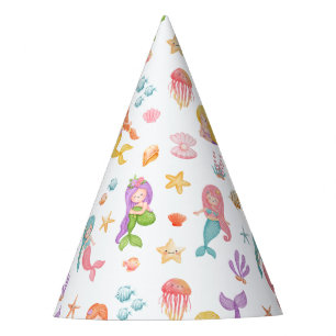 Mermaid Birthday Party Hat
