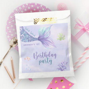 Mermaid Birthday Party Under The Sea Mermaid Favour Bag