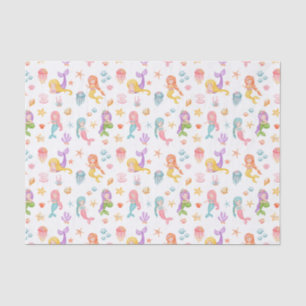 Mermaid Birthday Pattern Tissue Paper