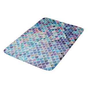 Mermaid Blues Bath Mat