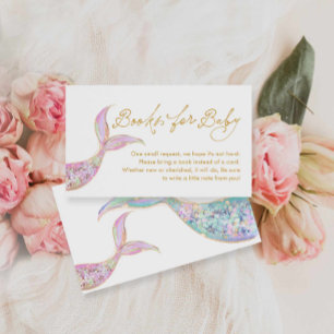 Mermaid Book Request Enclosure Card