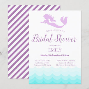 Mermaid Bridal Shower Invitation