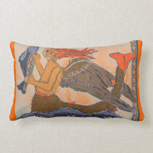 Mermaid by Alexandra Cook Lumbar Pillow