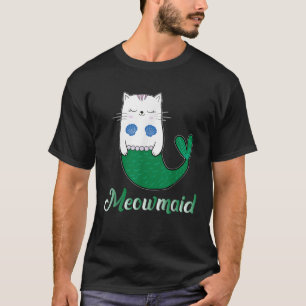 Mermaid Ca Meowmaid Cat Lover Magical Purrmaid Gif T-Shirt