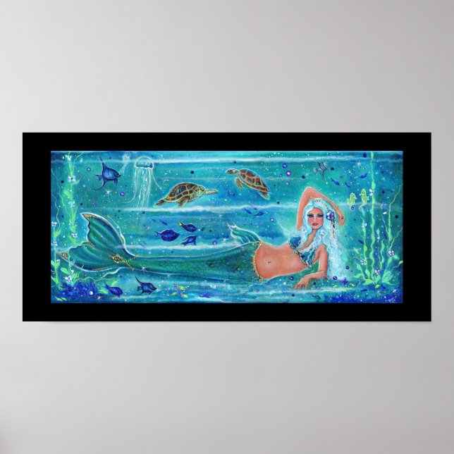 Mermaid Calypso art by Renee Lavoie   Poster (Front)