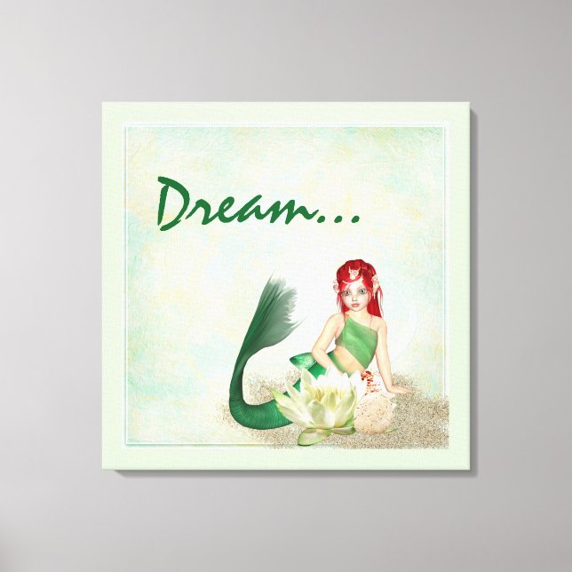 Mermaid Canvas Print (Front)