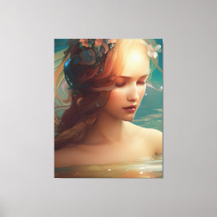 Mermaid canvas print
