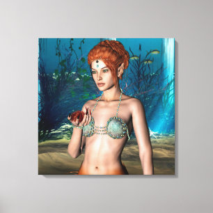 Mermaid Canvas Print