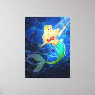 Mermaid Canvas Print