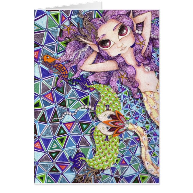 Mermaid Card (Front)