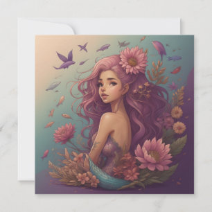 Mermaid Card