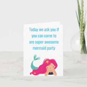 mermaid  card