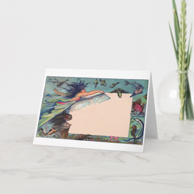 mermaid card (Front)