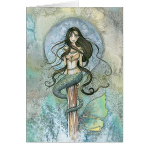 Mermaid Card by Molly Harrison