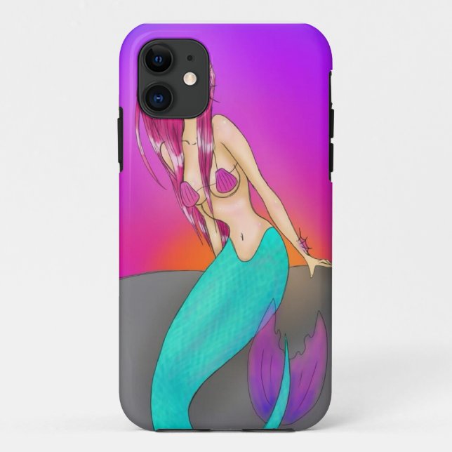 Mermaid Case-Mate iPhone Case (Back)