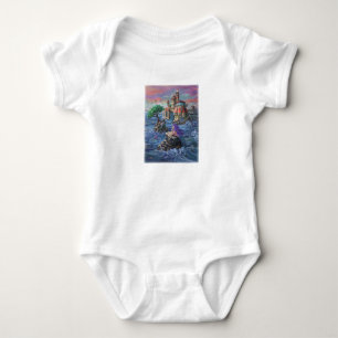Mermaid Castle Baby Bodysuit