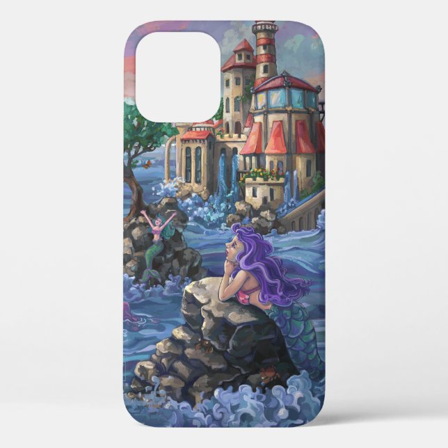Mermaid Castle Case-Mate iPhone Case (Back)