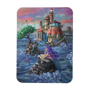 Mermaid Castle Magnet