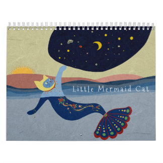 Mermaid Cat Calendar