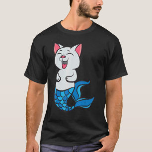 Mermaid Cat Meowmaid Cat Lover Magical Purrmaid Gi T-Shirt