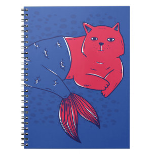 Mermaid Cat Notebook