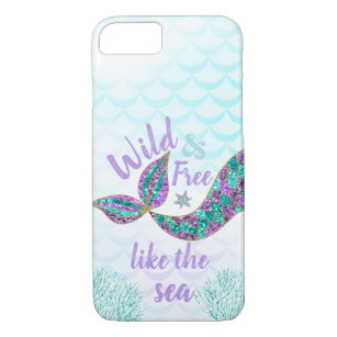 Mermaid cell phone case, scales, glitter look Case-Mate iPhone case
