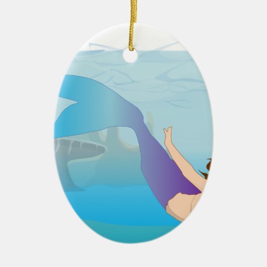 Mermaid Ceramic Ornament