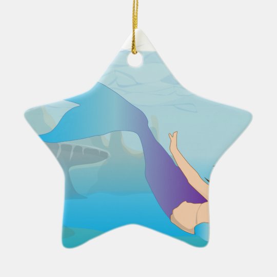 Mermaid Ceramic Ornament
