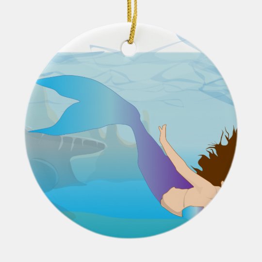 Mermaid Ceramic Ornament