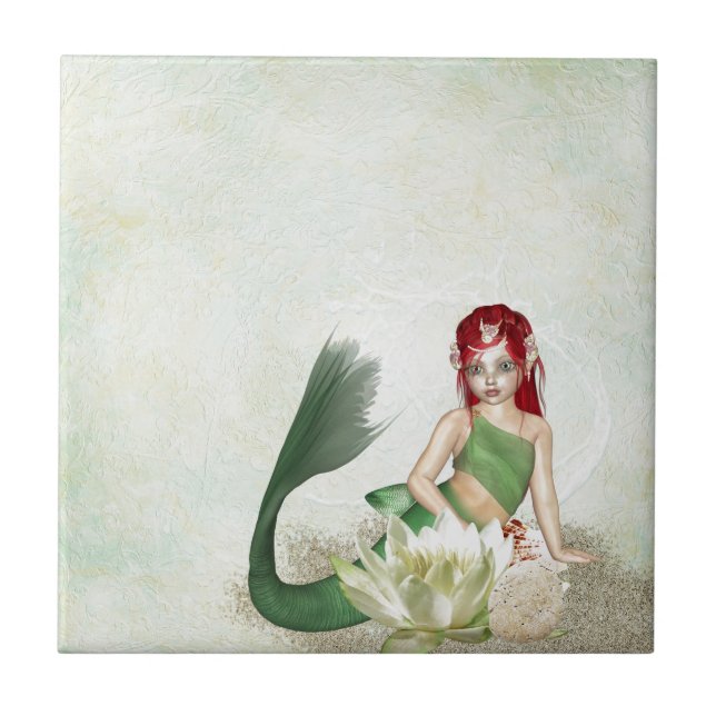 Mermaid Ceramic Tile (Front)