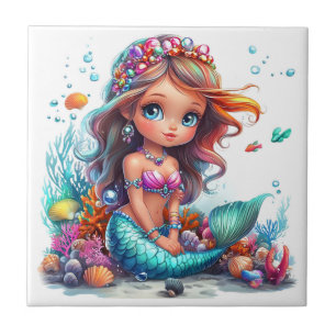 Mermaid Ceramic Tile