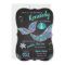 Mermaid Chalkboard birthday invitation, glitter