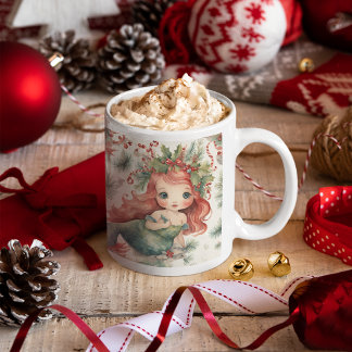 Mermaid Christmas  Coffee Mug