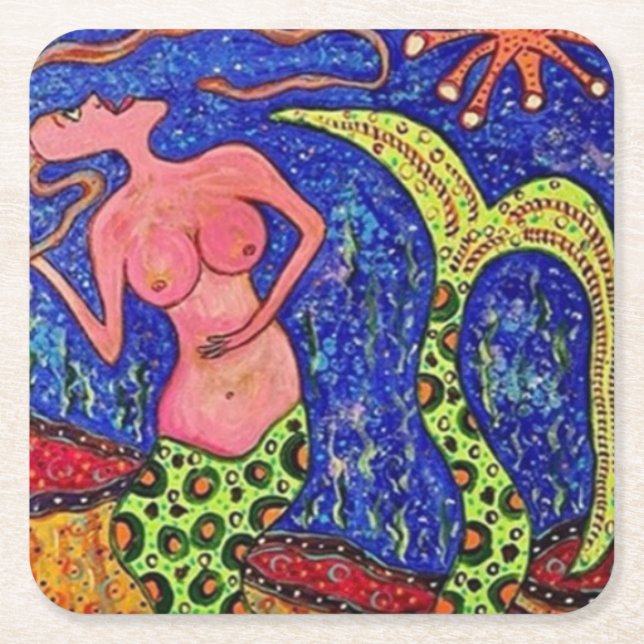 Mermaid Coaster Set (Front)