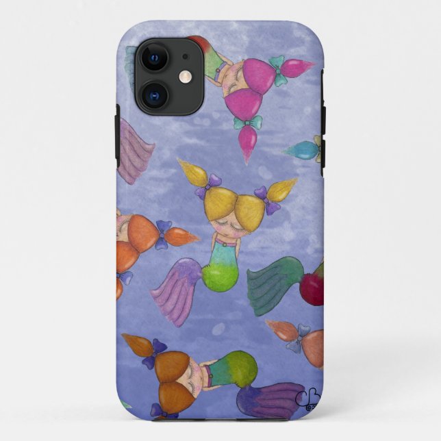 Mermaid Collage Case-Mate iPhone Case (Back)