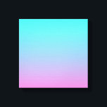 Mermaid colours gradient purple pink aqua ombre canvas print<br><div class="desc">Mermaid colours gradient purple pink aqua ombre home accessories. Mermaid colours room accessories</div>