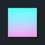 Mermaid colours gradient purple pink aqua ombre canvas print<br><div class="desc">Mermaid colours gradient purple pink aqua ombre home accessories. Mermaid colours room accessories</div>