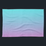 Mermaid colours gradient purple pink aqua ombre kitchen towel<br><div class="desc">Mermaid colours gradient purple pink aqua ombre home accessories. Mermaid colours room accessories</div>