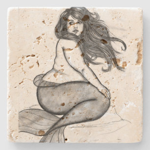Mermaid Coster Stone Coaster