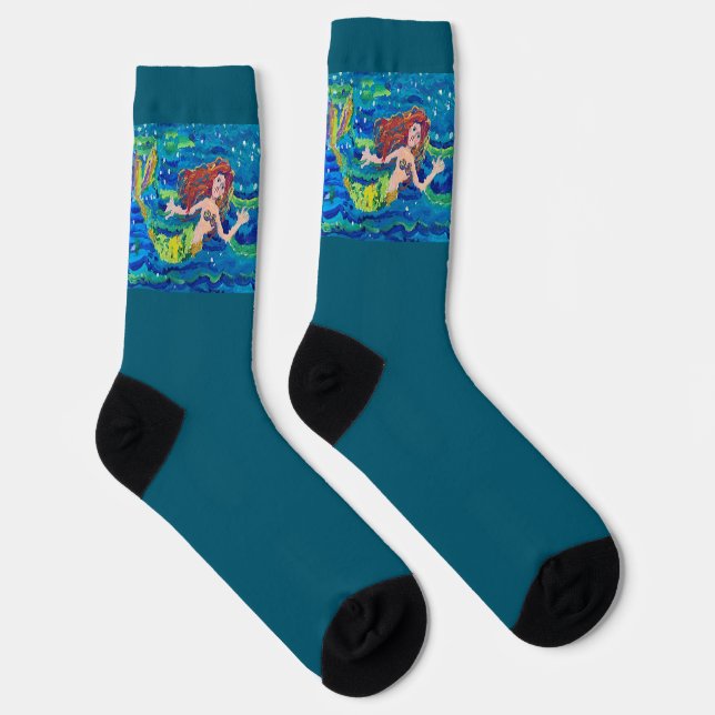 Mermaid Crew Socks (Right)