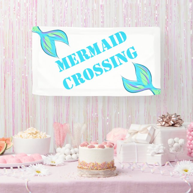 Mermaid Crossing Party Banner (Party)