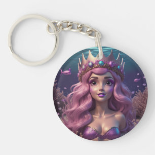 Mermaid Crown  Keychain