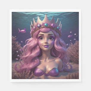 Mermaid Crown Napkin