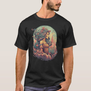 Mermaid Cute Ocean lover Fantasy Sea Scales Siren  T-Shirt