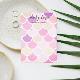 Mermaid Earring Holder Display Card 