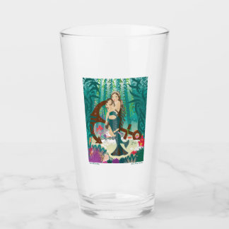 Mermaid Family (brunettes) Glass