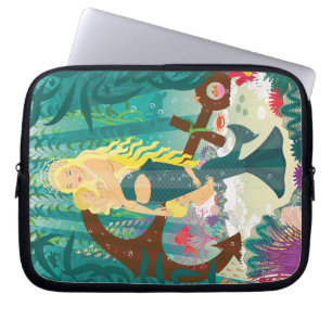 Mermaid Family (light blondes) Laptop Sleeve