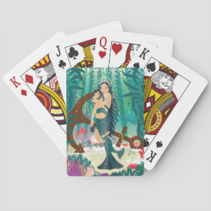 Mermaid Family Playing Cards