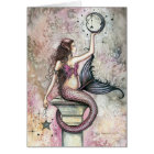 Mermaid Fantasy Art Card by Molly Harrison