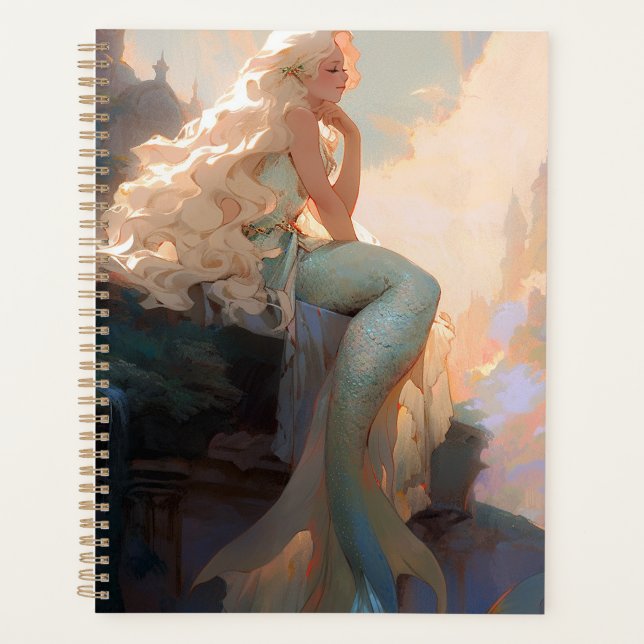 Mermaid Fantasy Art Planner (Front)